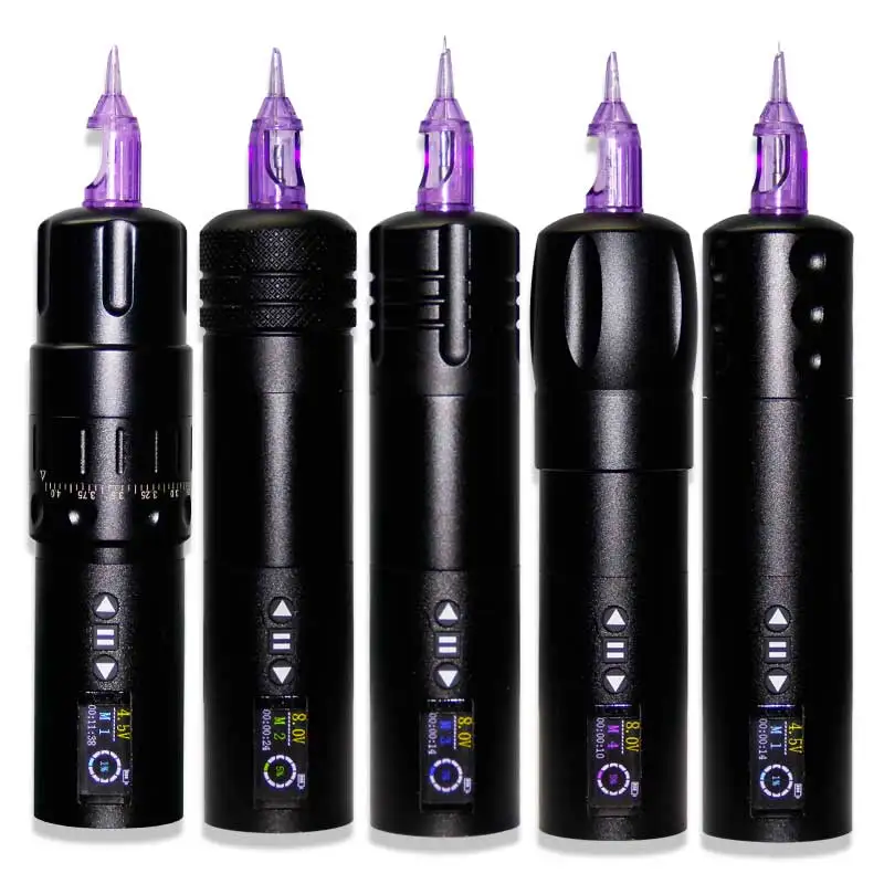 Tattoo Gun Kit Multi-functional Novice Easy Coloring Motor Tattoo Pen Color Stability Inkjet Cutting Spray Tattoo Machine