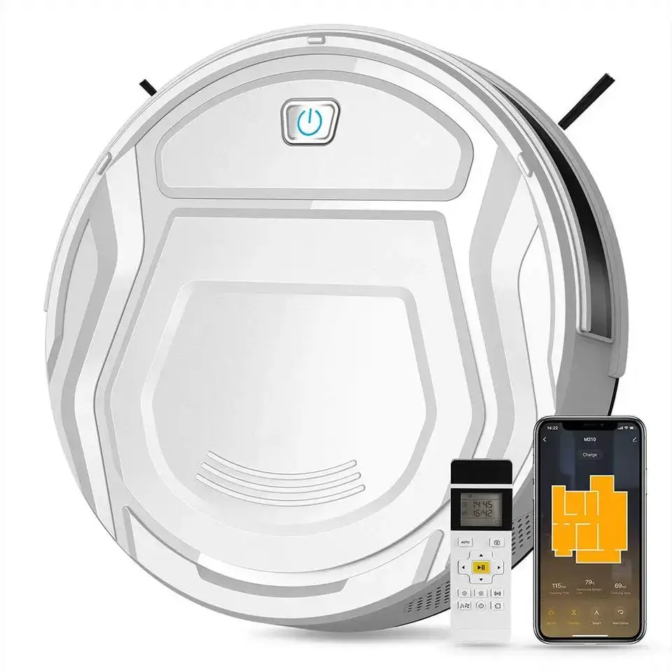 Vacuum Cleaner Robot Self Navigated Smart Robot Vacuum Cleaner Rechargeable Auto Sweeper Edge Cleaning