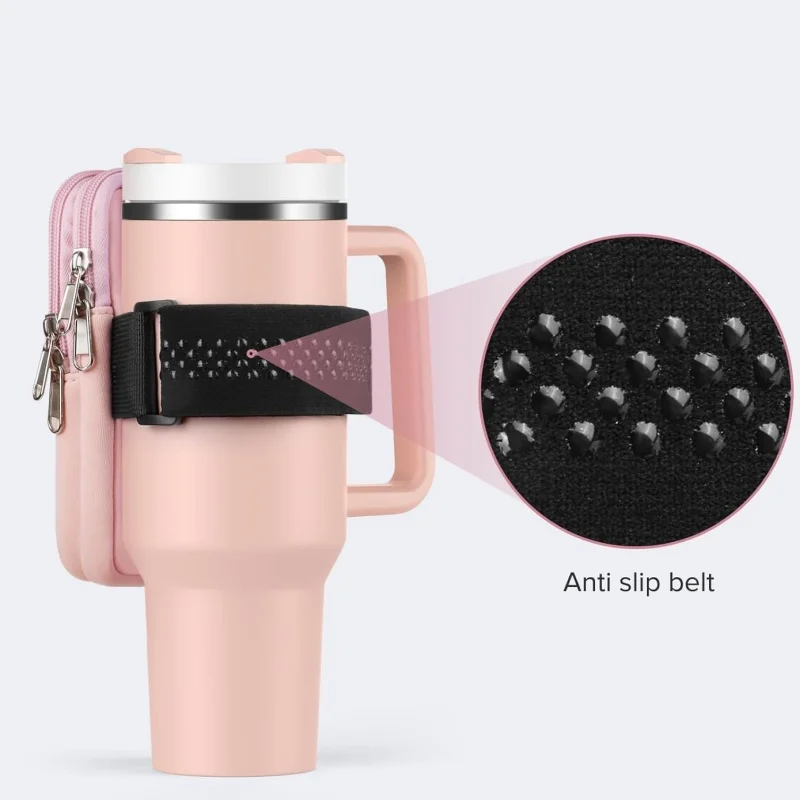 40OZ Stanley Cup Travel Tumver Mug Pouch Compatible With Water Bottle Cup Gym Waterbottle Bag