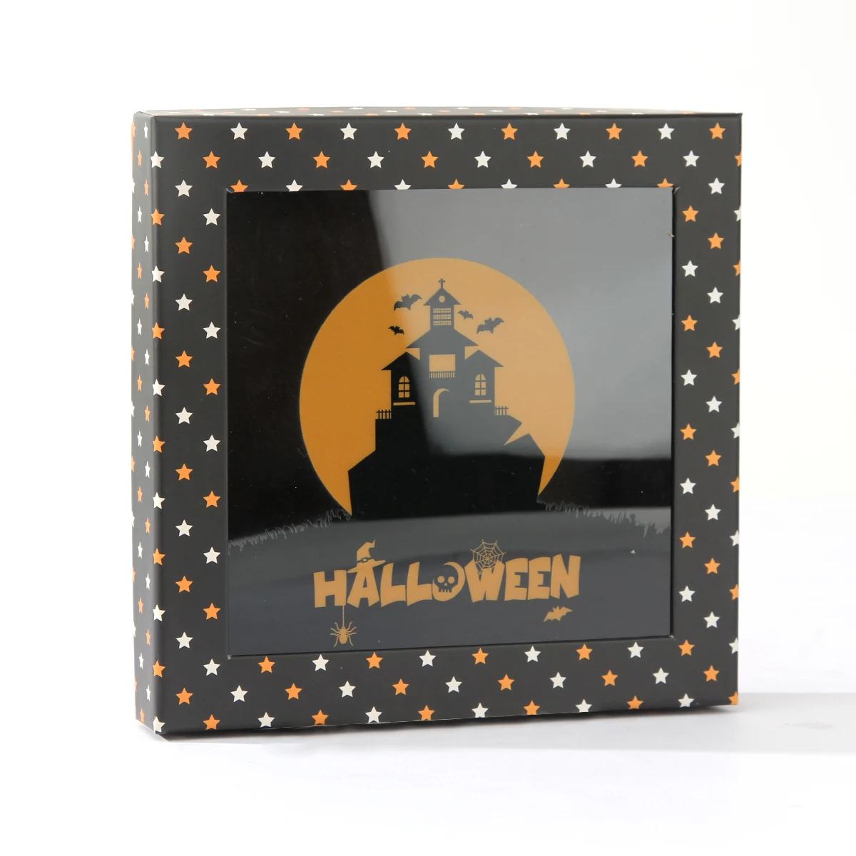 Recyclable Chocolate Gift Box pvc window chocolate box for Halloween Design Packaging