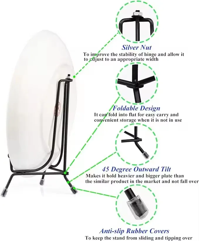 Painting Tools Iron Display Stand Black Iron Easel Plate Black Display Photo Bracket Iron Display Bracket for Art