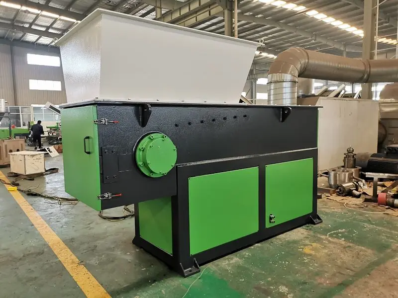 Greenlandplast large Plastic waste shredder single shaft strong crushing plastic machine crusher