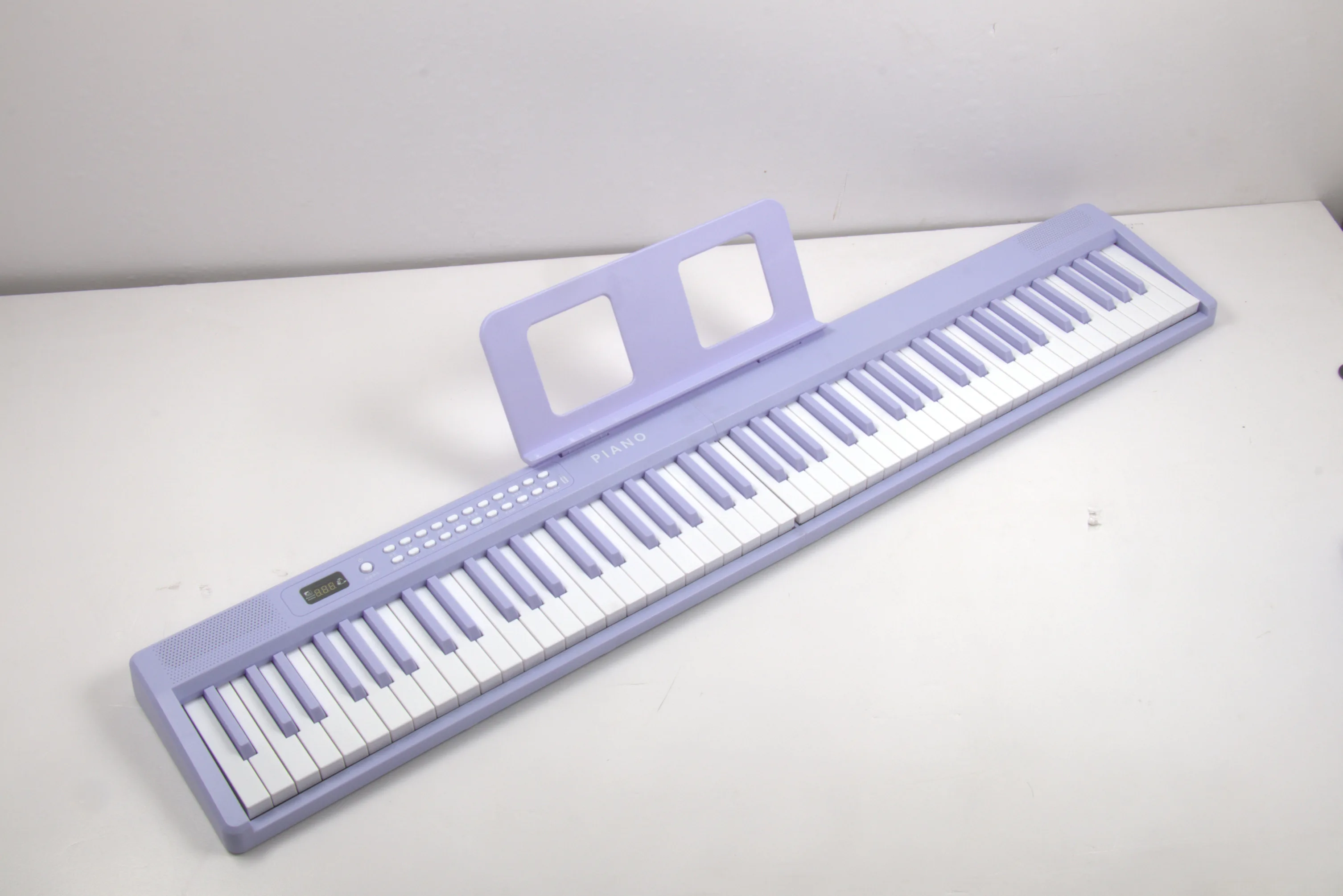 BADU Folding Piano Digitals 88-keys Foldable Piano Keyboard Instruments with MIDI and Velocity Chinese Piano for Beginners