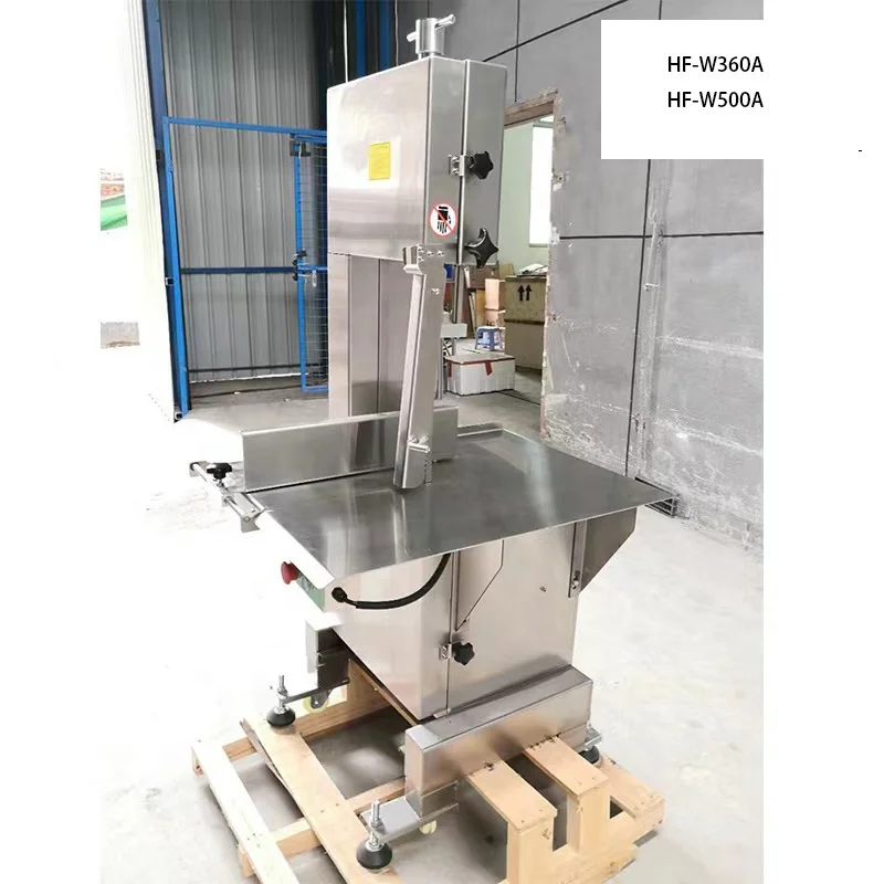 W360A Industrial stainless steel bone saw machine frozen meat and bone cutter  slaughter house equipment