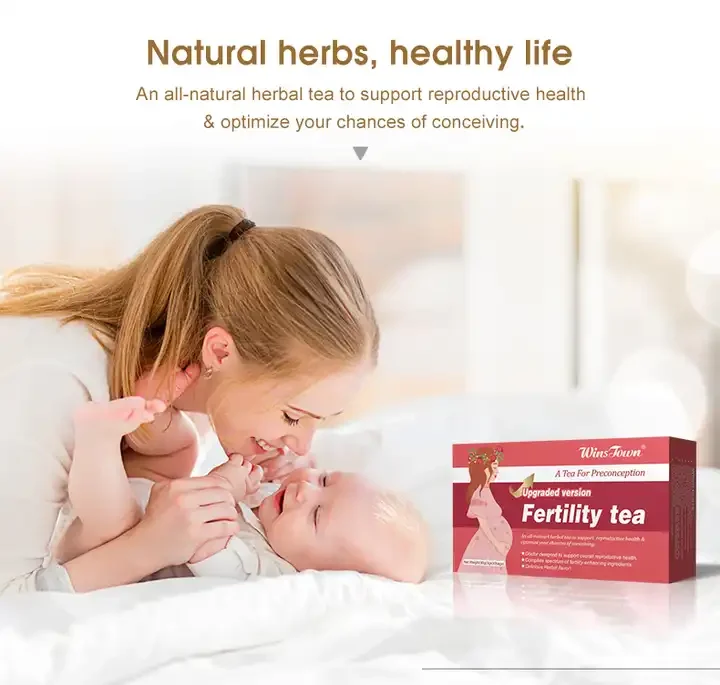 OEM ODM Natural Herbal Fertility Tea Toxins Fertility Tea Warm Womb Detox Tea For Baby