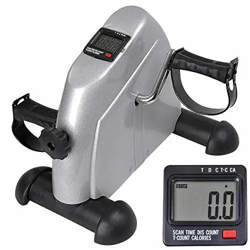 Exercise Trainer Pedal Cycle Under Desk Mini Exercise Bike Desk Bike Type With LCD Display