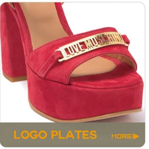 High Quality custom ladies women chain accessories metal shoe buckle metal