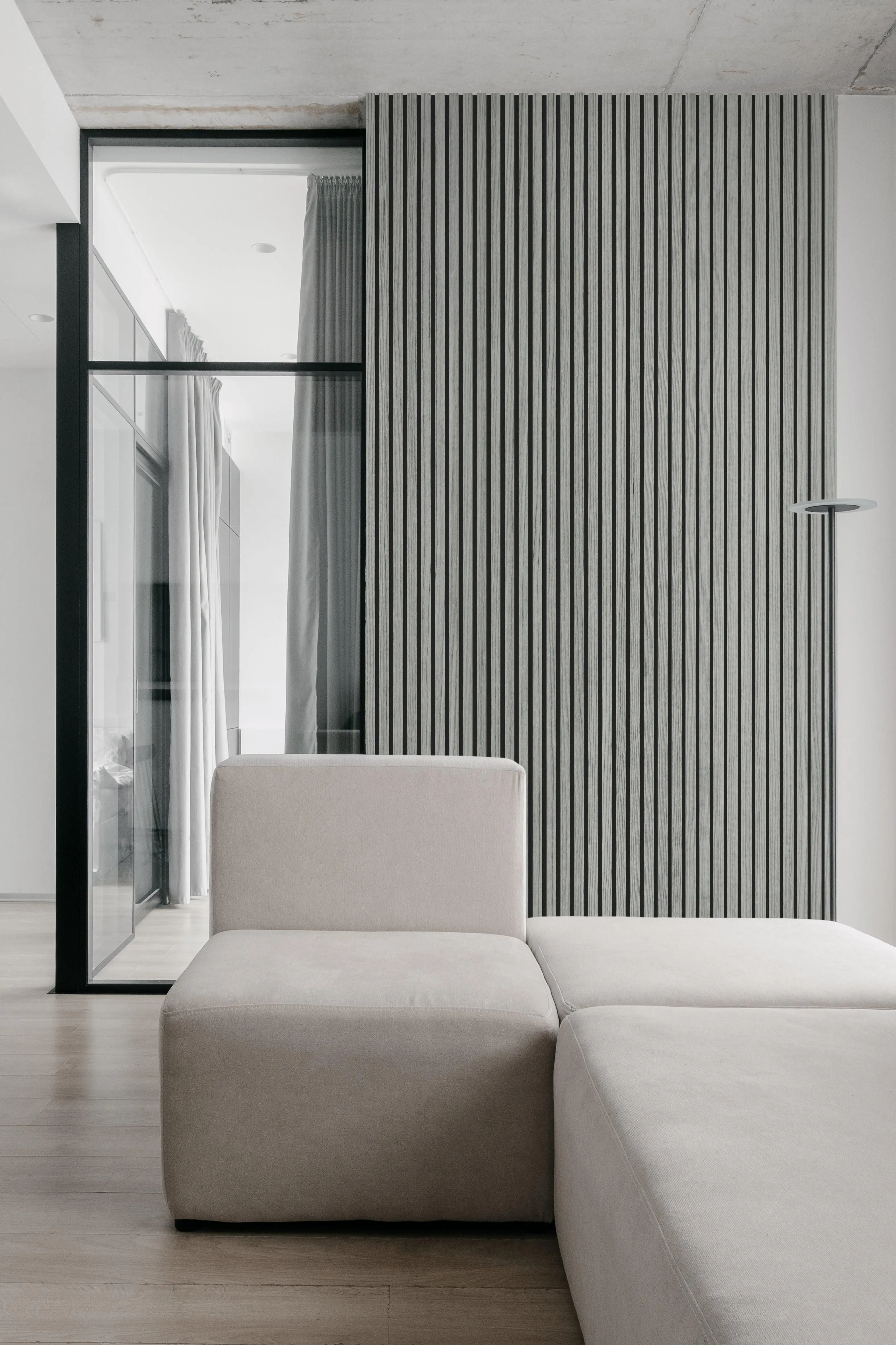 Jiuyixing Interior Decoration Akupanel Studio Wooden Wall Decoration Mdf Ceiling Grooved 3D Model Design Acoustic Wall Panels