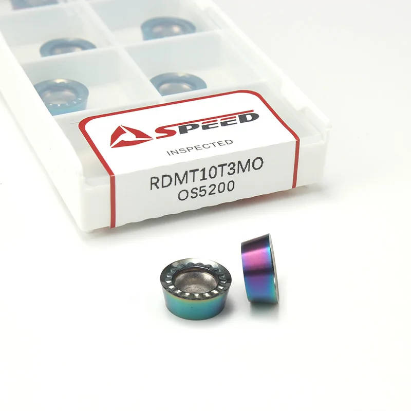 High Quality RPMT1003MO RPMT08T2MO RDMT/RPMT RCGT1003MO Milling Carbide Inserts for Aluminum