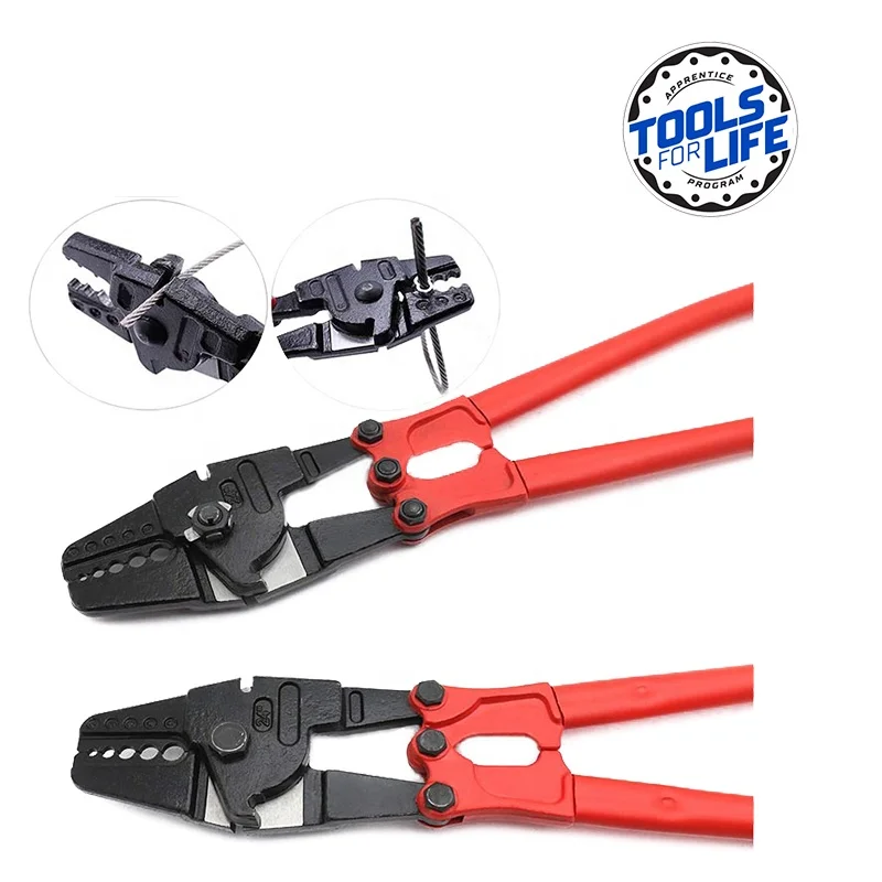 Hand Swager Crimper Aluminum Copper Sleeve Hydraulic Wire Rope Hand Crimping Tools
