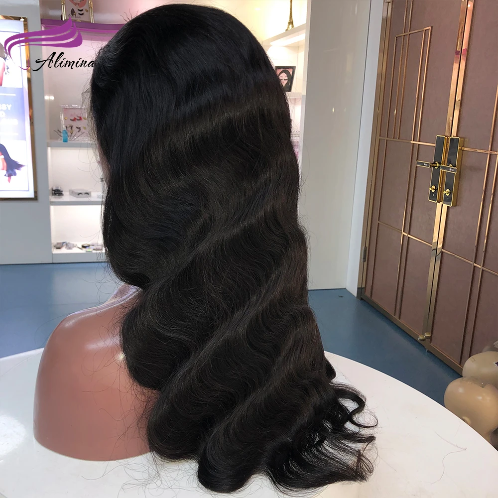 Human Hair HD Lace Wigs Style Pre Plucked Frontal Lace Wig for Black Hot Selling 100 Peruvian Women Hair Wig