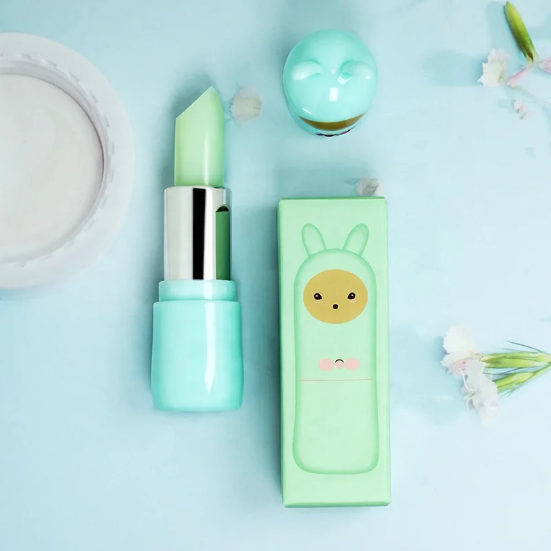 Customize Lips Care Pink Lip Balm Stick Repairing Lipstick Private label hydrating rabbit lip balm