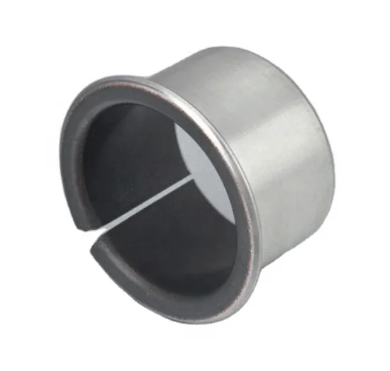 Steel Bronze PTFE Filler tin-plated flanged bearing DU Plain Shaft Self Lubricating bushings