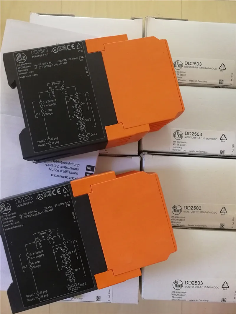Оригинальный бренд Новый IFM DD2503 блок питания AC-DC одиночный импульс систему оценки 110-240VAC вход 24VDC из 6A в наличии