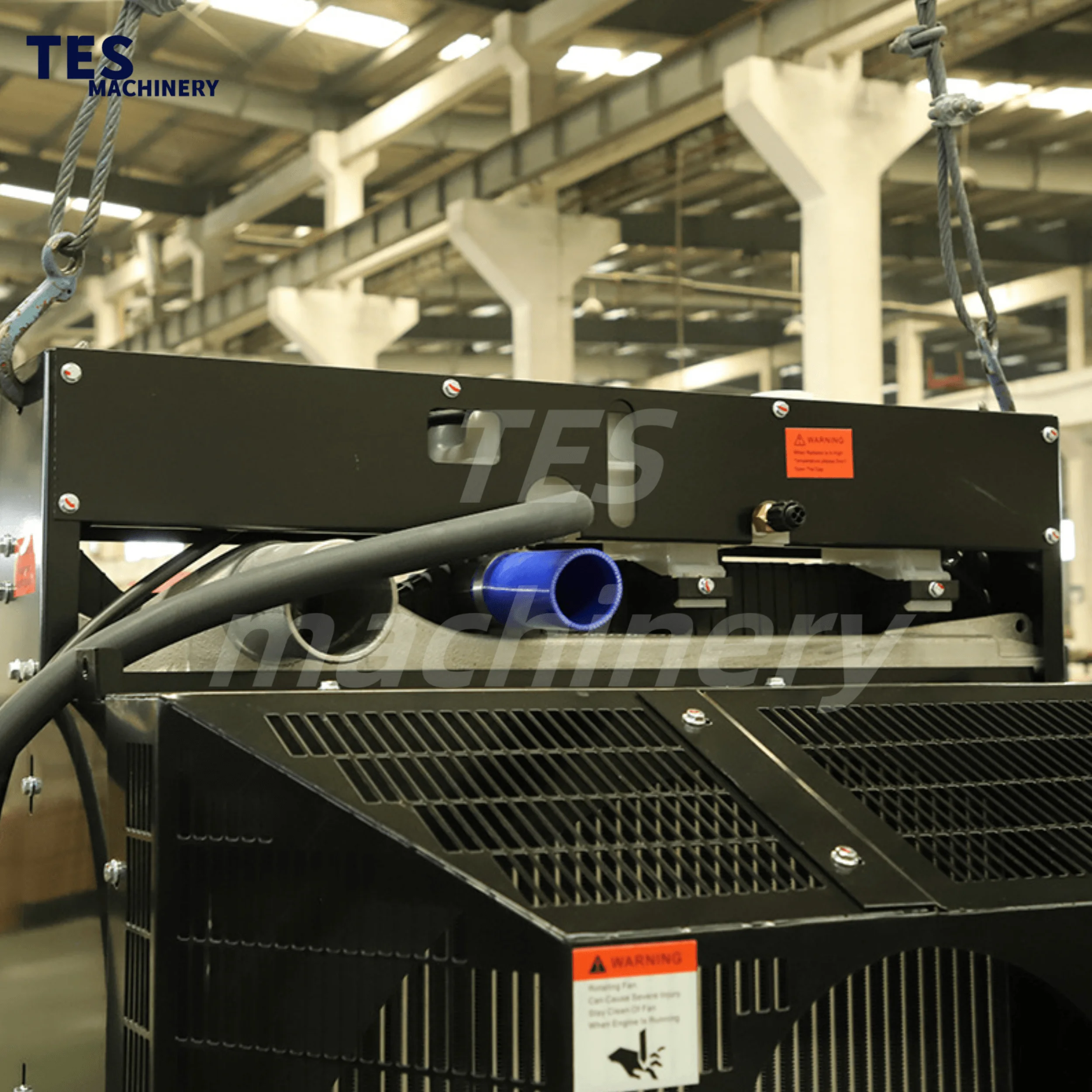 Customized industrial hydraulic oil cooler aluminum fin plate heat exchanger for Diesel generator set Cooling tank Radiator