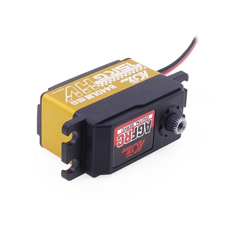B44DLM V2 15KG RC Car Ship Model Titanium Gear Low Digital DC Servo Motor Steering Gear Model Engine