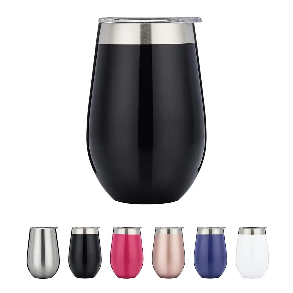 12 Oz Stainless Steel Travel Coffee Mug Double Wall Vacuum Tumbler With Lid Insulated Stainless Steel Tumbler Cups