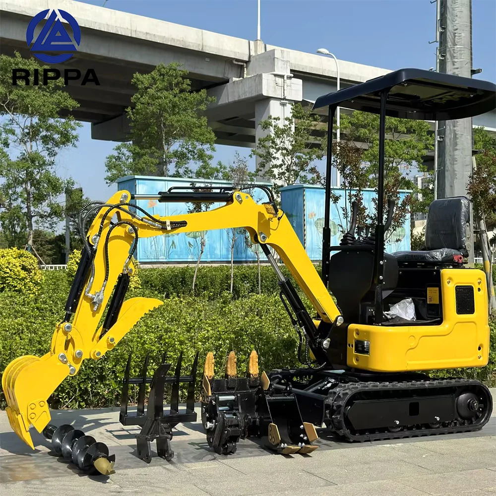 Rippa R319 миниатюрный роторный экскаватор