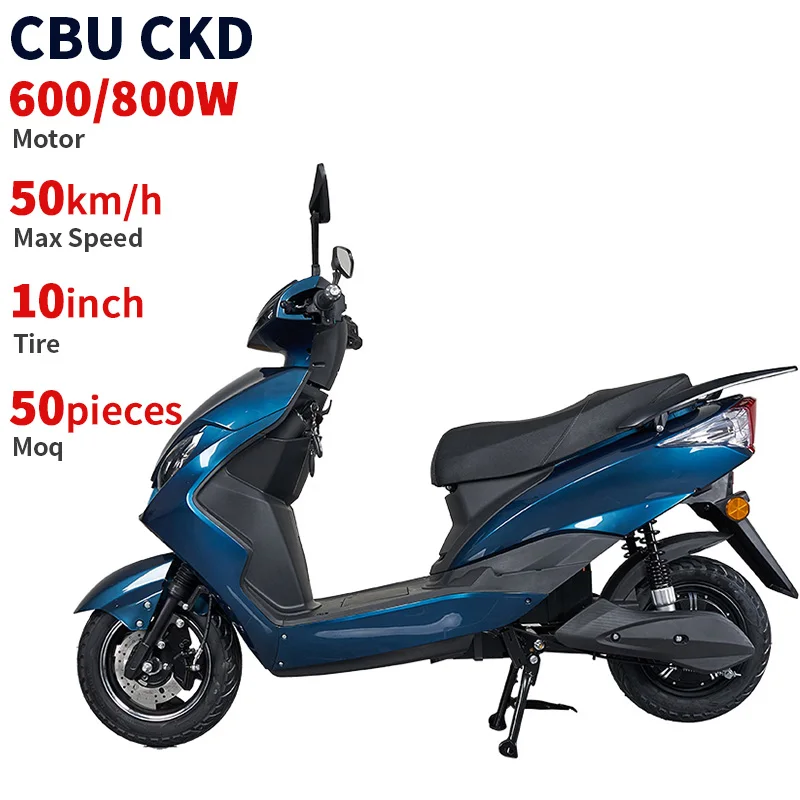 CKD CBU 10 дюймов oem Электрический Скутер мопед 600 Вт/800 Вт 50 км/ч Максимальная скорость профессиональный производитель электрический мотоцикл для продажи