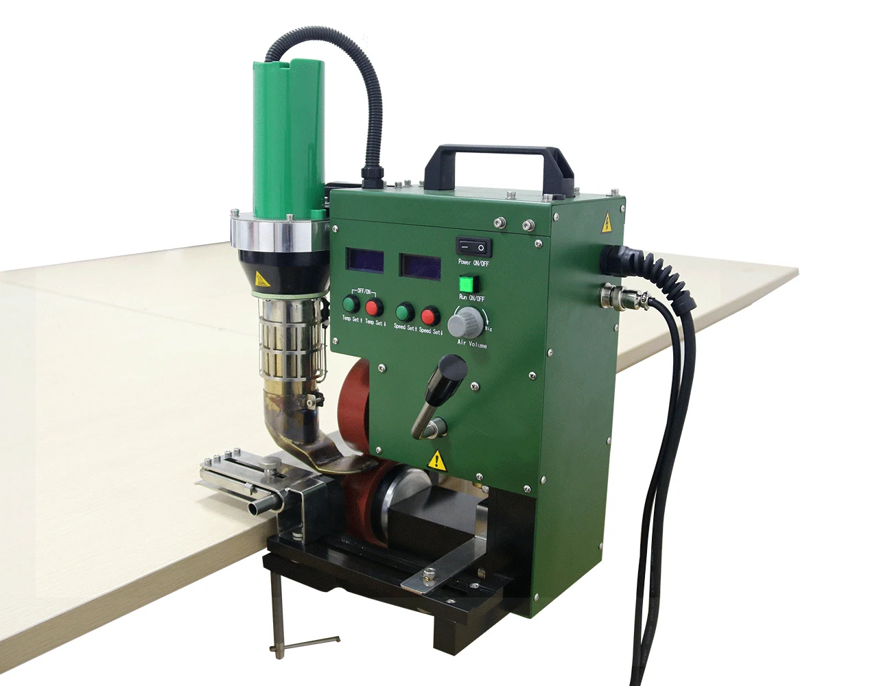 SWT-PAU Table Type Hot Air Welding Machine Hot Air PVC Tarpaulin Flex Banner Welding Machine Hot Air Welder for Banner Tarpaulin