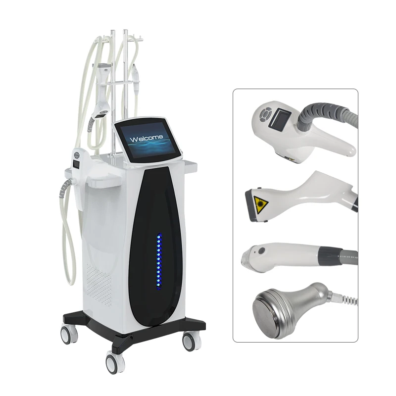 Professional Vela V10 Shape Iii Vaccum Roller Rf 30khz Cavitation Machine 2022 Vela Body Slimming Cellulite Treatment