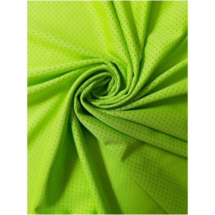 Top sale high quality 94% polyester 6% spandex butterfly mesh sportswear knitted fabric