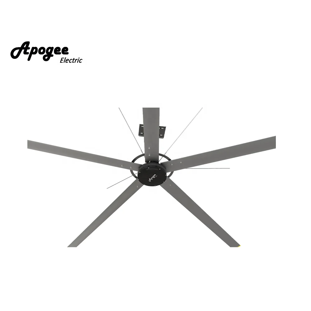 Shopping mall use 10ft  5 blades big industrial hvls ceiling fans with PMSM Motor