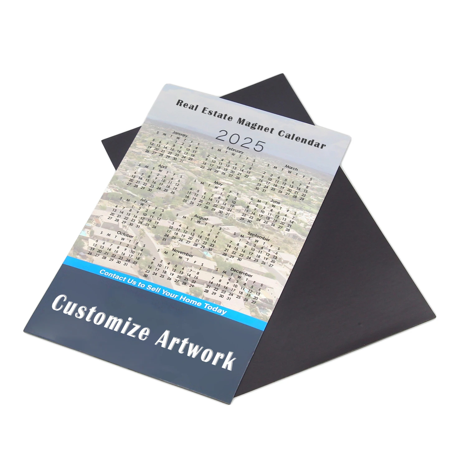 Reusable Personalized Magnetic Ref Calendar Custom Calender 2025 With Magnetic For Refrigerator