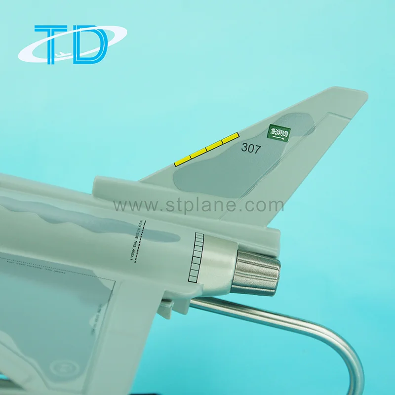 Resin Model Warplane 1:52 30cm EF-2000 Jets Air Force