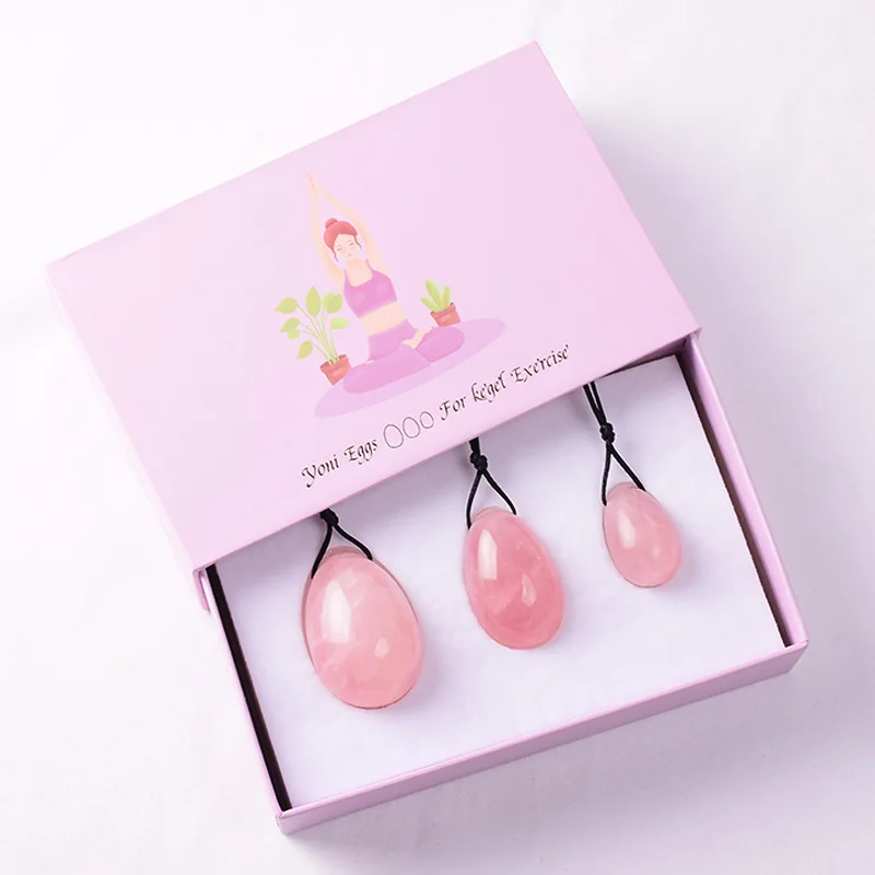 Factory rose quartz yoni eggs egg for women good price