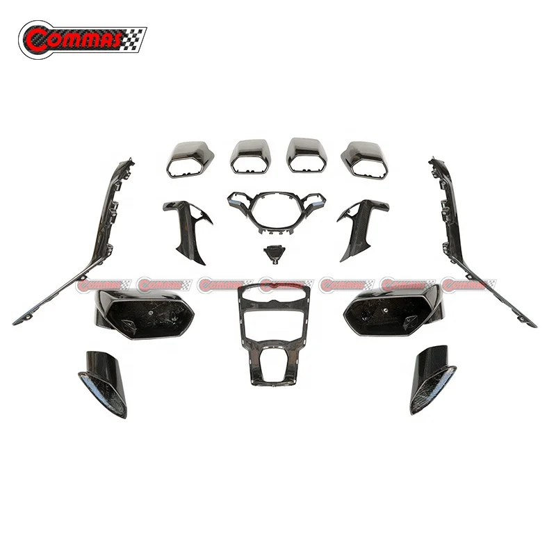 Hot Sale Carbon Fiber Car Air Conditioning Control Dashboard Panel Door Cover For Lambo Huracan LP610