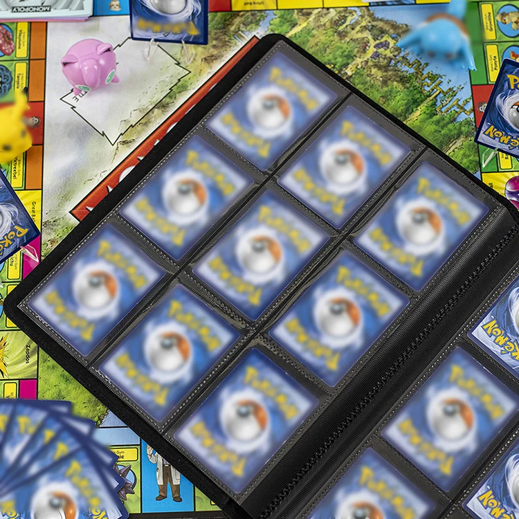 Original Design 9 Pockets Card Album TCG Card Album Binder Waterproof Photo Album Books For MTG Trading Card Binders Holder