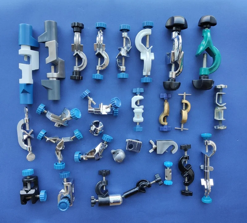 Zinc alloy Right angle lab clamp holder bosshead boss head cross clamp for 4~16mm rods