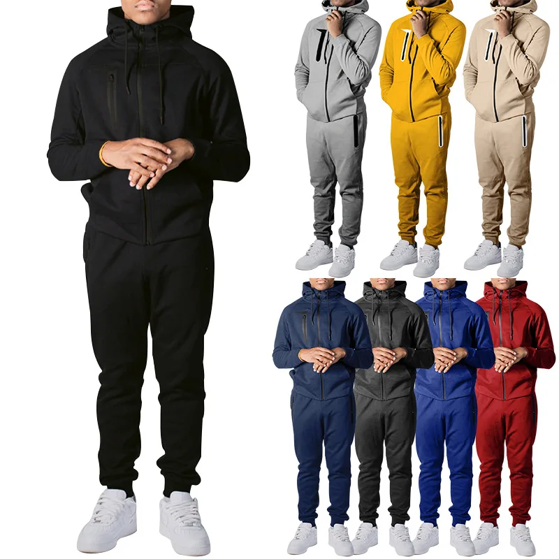 Custom Training Sweatsuits Blank Two Piece Sportswear Tracksuit Clothes Nikeeliedly Sports Gay Men Jogger Track Suits Outfit Set