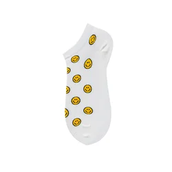 Woman Combed Cotton Printed Free Size Middle Tube Crew Socks Custom Logo