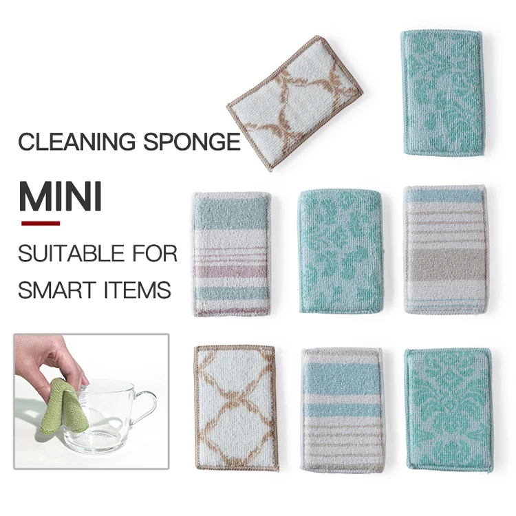  Bearfamily Magic Eraser Custom Kitchen Microfiber Cleaning Sponge Dish Washing