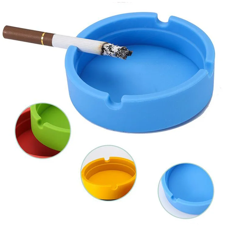 Ashtrays Molds Custom Smoking Silicone Portable Ash Tray Car Pocket Custom Cigar Ashtray