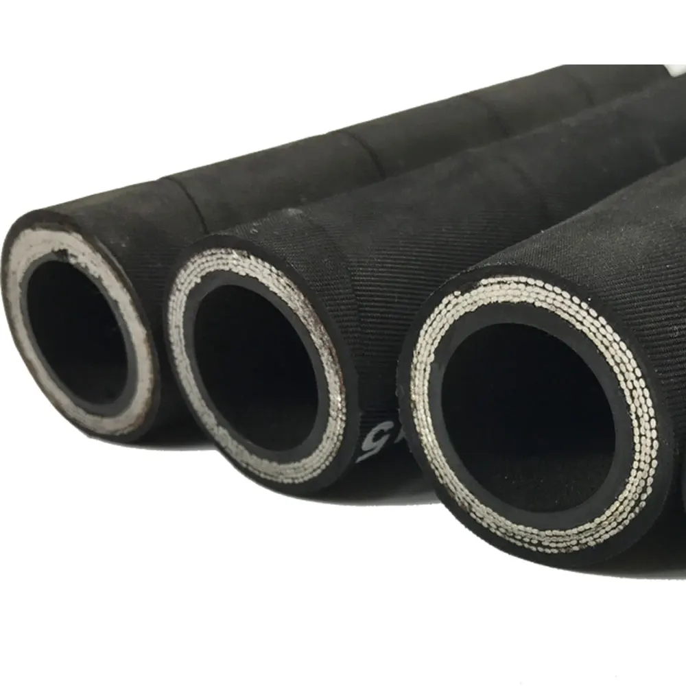 DN 125 Concrete Pumping Steel Mesh Reinforced Rubber Hose for Construction