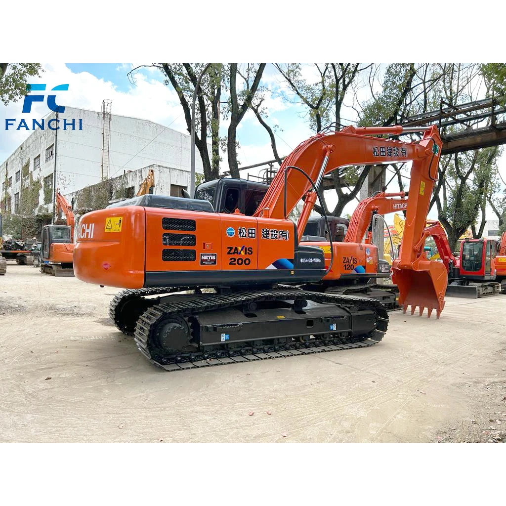Высококачественный 97% Новый цифровой гидравлический экскаватор 21ton HITACHI гусеничный ZX200-6 гарантированное качество