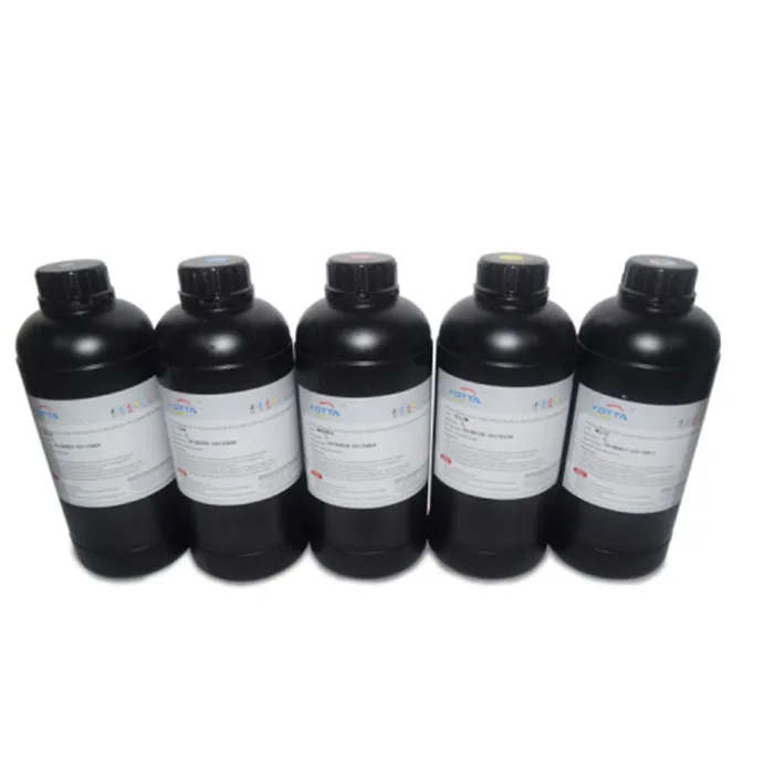 1 литр УФ-чернил C M Y K LC LM W V цветная печатающая головка для Ricoh kyocera цифровые струйные чернила