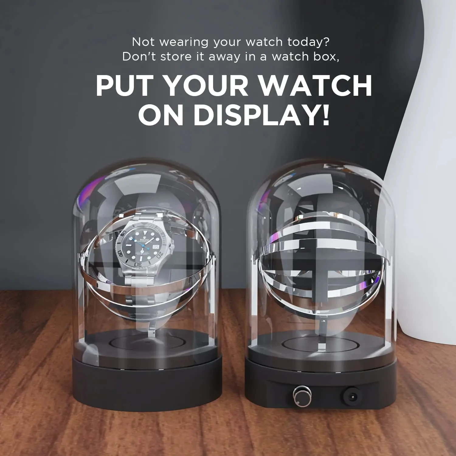 Watch Winder for Automatic Watches Watch Box Automatic Winder Jewelry Storage Display Case Box Luxury Glass