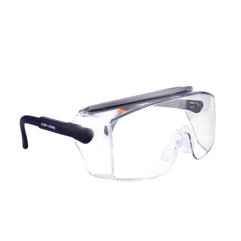 Goggles Fit Over Eyeglasses Anti-Fog Safety Glasses Clear Lab Goggles Protective Eyewear