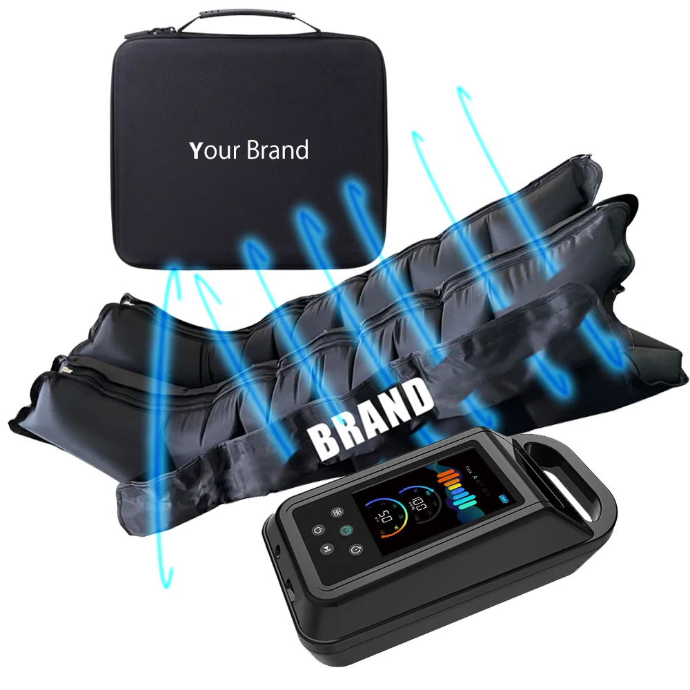 8 chamber therapy massage recovery air leg cold compression recovery boot physical therapy for athlete relie