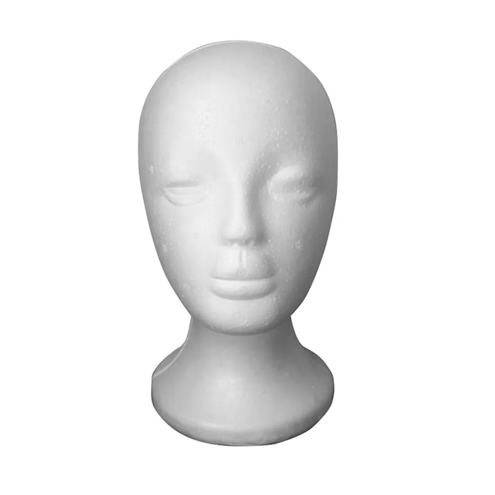 Wholesale Styrofoam Wig Display Mannequin Head