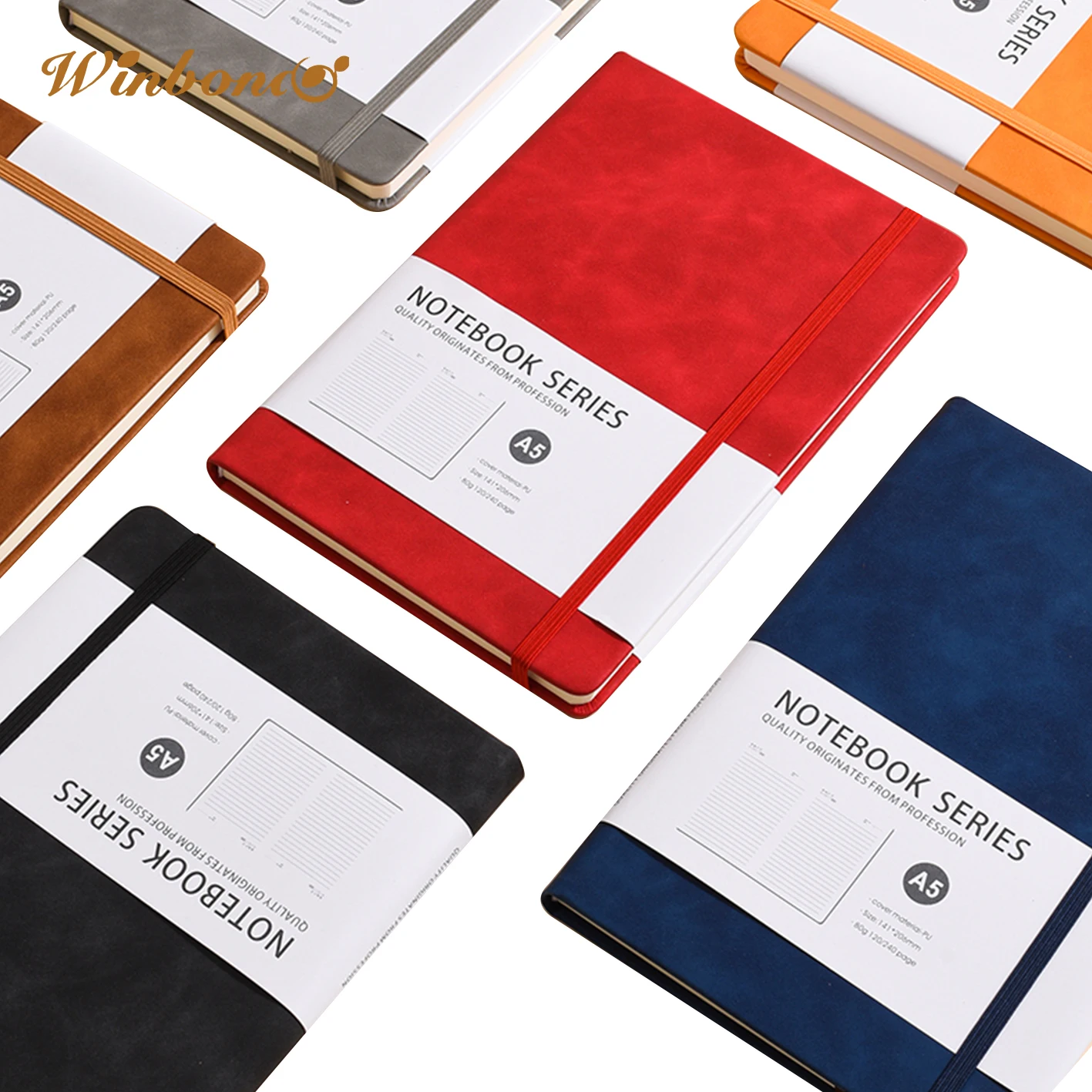 100 Page Savings Notebook A5 Hard Cover Linear Binding Travelers Leather Diary Journal Writing Notebooks