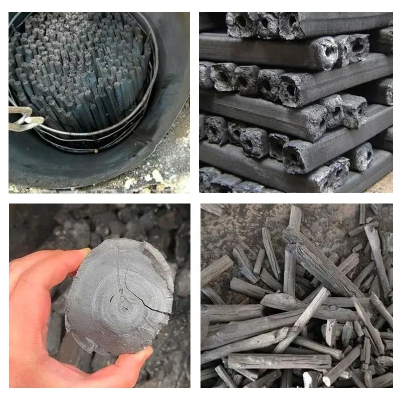 Artificial waste coconut shell paper sawdust wood stick charcoal briquette making machine