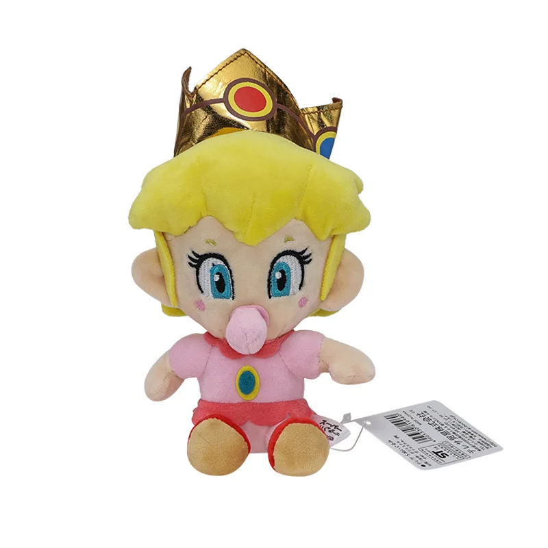 HECION Original Toy Plush 6 inch 17cm to 19cm Super Soft Pillow Stuffed Toy Super Mario Princess Dress Up Design Toy