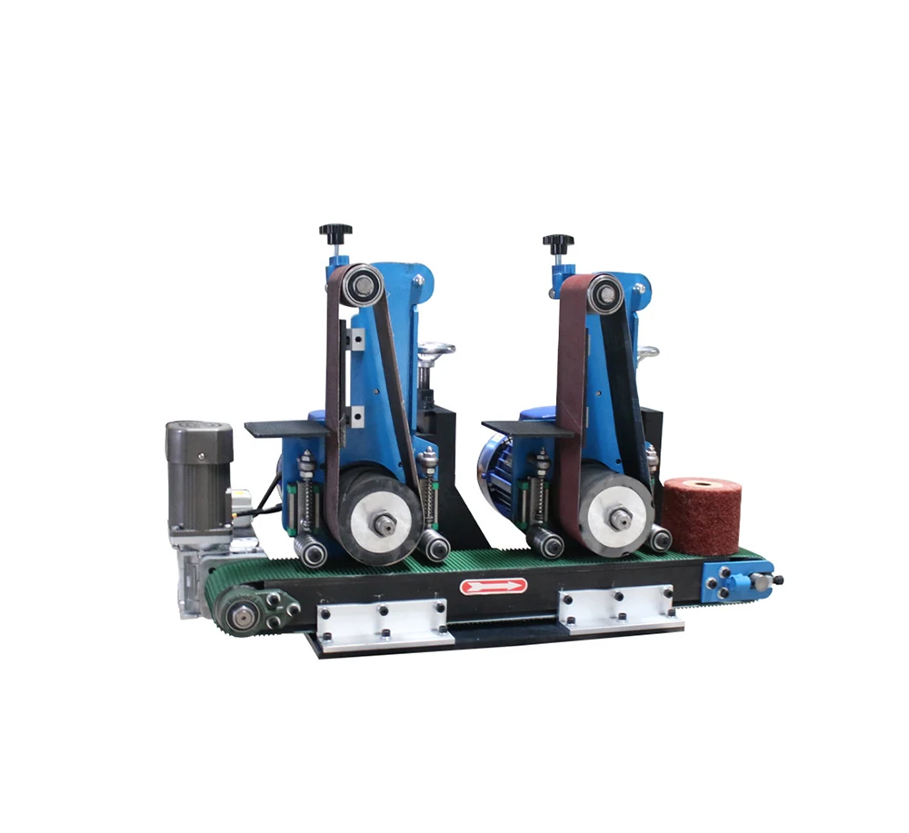 Small industrial brass sheet buckle metal plate surface polishing and buffing machine for small parts