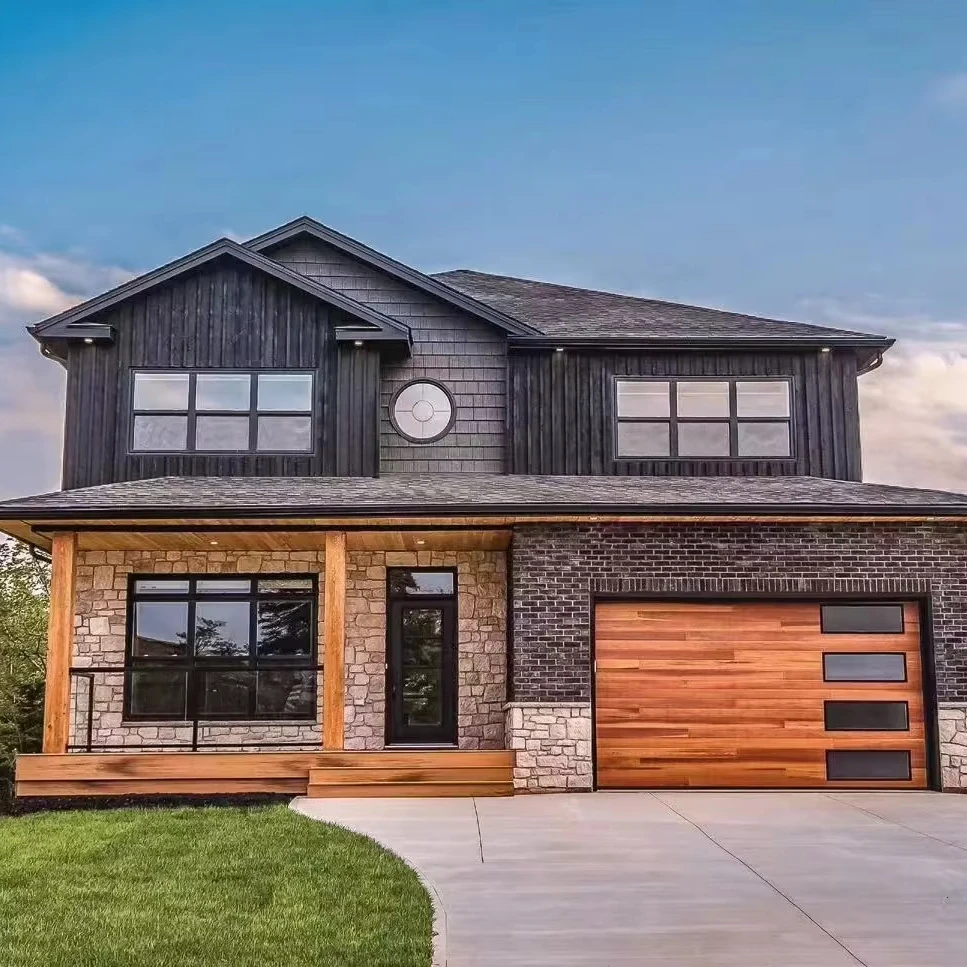 LongTai Automatic Modern Sectional Garage Door Galvanized Steel Insulated Metal Panel Roll Up Garage Door