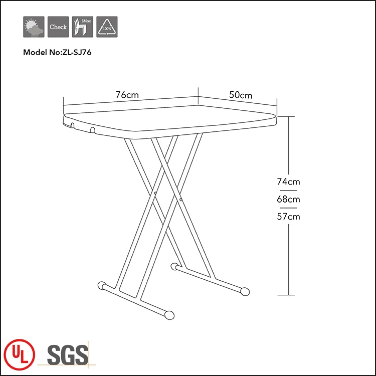 Factory price cheap garden outdoor white foldable plastic tables and chairs for events